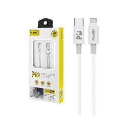 Foneng Quick Charge Data Cable X31 Type C to Lightning PD 20W 3A 1M White Foneng Quick Charge Data Cable X31 Type C to Lightning PD 20W 3A 1M White